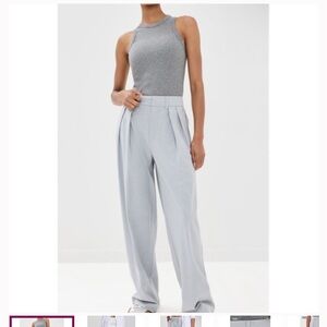 Women's light blue/grey High-Waisted Pants Good American